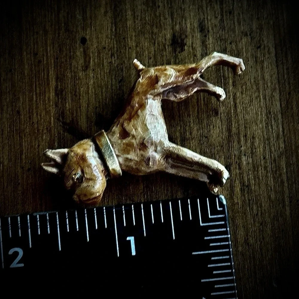 Bulldog Brooch